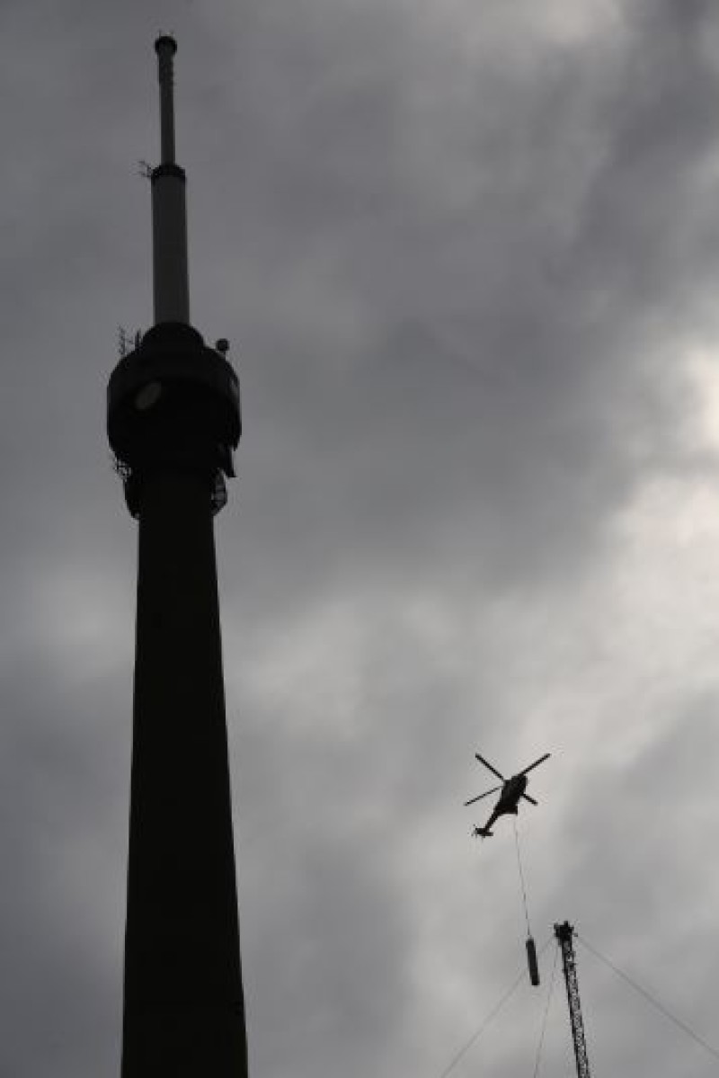 Other image for Work signals change at Emley Moor